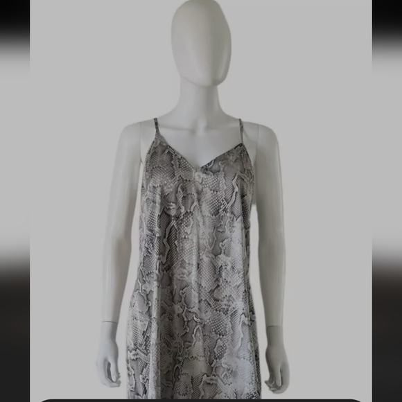 White House Black Market Women's Snake Print Slip Mini Dress_8 - Picture 2 of 10